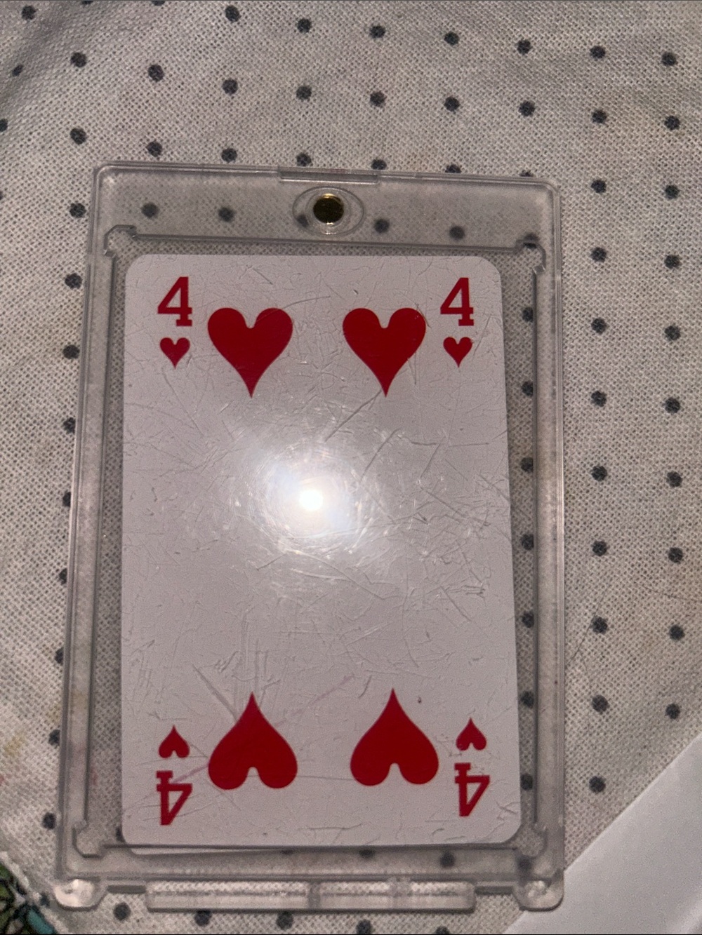 Authentic LV 4 of hearts ❤️❤️ comes with hard case NWT